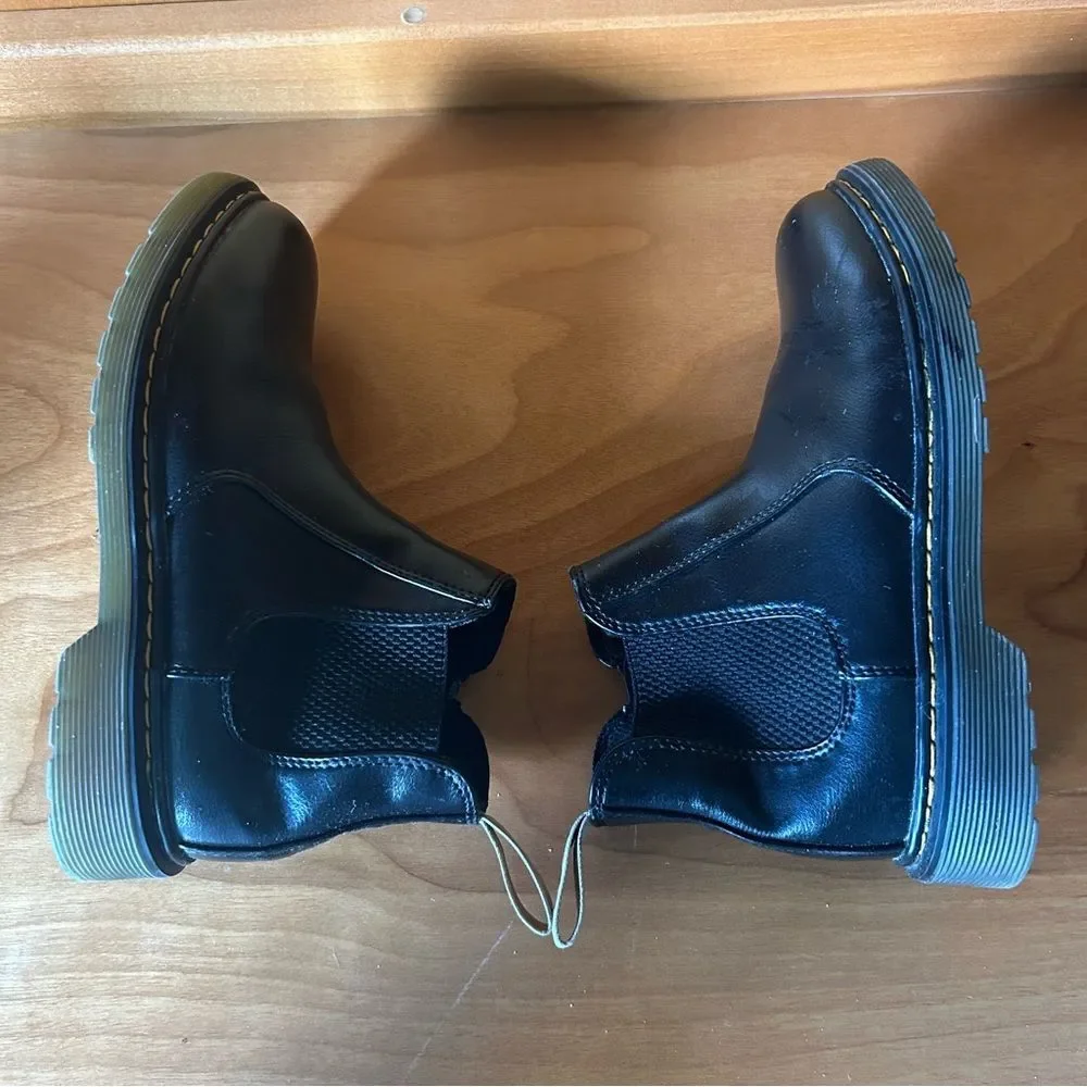 Doc Martens 2976 Chelsea Boots Black Leather Size 5